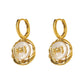 Baroque Freshwater Pearl Round Earrings