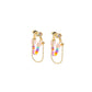 Natural Freshwater Pearl Color Beaded Earrings