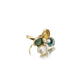 Crystal Flower Natural Pearl Ring,Adjustable