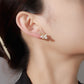 Cone Ice Cream Exquisite Sweet Retro Hollow Light Luxury Earrings