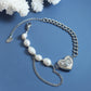 Freshwater Pearl Titanium  Bracelets,17+5cm