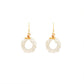 Simple and Compact Milan Pearl Earrings