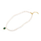 Emerald Natural Freshwater Pearl Necklace,43.2cm