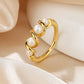 925 Sterling Silver Retro Style Freshwater Pearl Ring,17mm