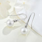 925 Sterling Silver Geometric Freshwater Pearl Earrings