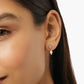 925 Sterling Silver Simple Style Pearl Inlaid Opal Earrings