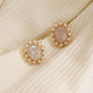 925 Silver Needle French Retro Light Luxury Pearl Earrings