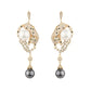 S925 Personalized Tiger Pearl Earrings