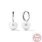 925 Sterling Silver Long Short Pearl Earrings