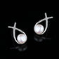 925 Sterling Silver Pearl Earrings