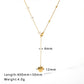 Fashionable and Simple Love Pendant Pearl Necklace