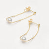Fashion Retro Swing Pearl Tassel Earrings,3cm