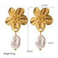 New Flower Fashion Retro Pearl Earrings