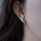 French Elegant Retro Asymmetric Pearl Earrings