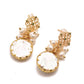 925 Silver Emerald Zircon Retro Handmade Earrings