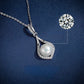 Natural Single Freshwater Pearl Necklace,40+5cm