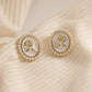 925 Silver Needle Light Luxury Pearl Earrings