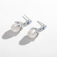 925 Sterling Silver Freshwater Pearl Simple Earrings