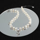 Light Luxury Fashion Zircon Inlaid Cross Freshwater Pearl Clavicle Necklace