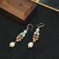 Natural Pearl Antique Retro Earrings