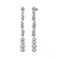 S925 Sterling Silver Shining Pearl Tassel Earrings