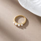 925 Sterling Silver Fashion Pearl Ring,#6,#7,#8