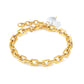 Personalized Simple Pearl Bracelet,17cm+30cm,Gold&Siver