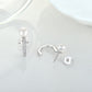 925 Silver French High-end Pearl Zircon Earrings