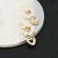 Light Luxury Love Natural Pearl Earrings