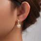 925 Sterling Silver Pearl Drop Earrings