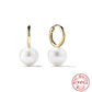 925 Sterling Silver Long Short Pearl Earrings