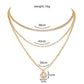 Fashionable and Simple Multi-layered Clavicle Necklace