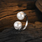 S925 Sterling Silver Pearl Ring