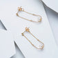 Fashion Retro Swing Pearl Tassel Earrings,3cm