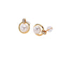 Simple S925 Silver Needle Freshwater Pearl Earrings