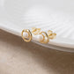 925 Sterling Silver Natural Freshwater Pearl Earrings