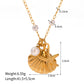 French Fashion All-match Starfish Shell Necklace,46-50cm