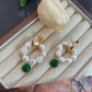 Hand-woven Retro Natural Pearl Earrings