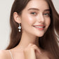 925 Silver Skirt Natural Pearl Earrings