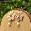 Handmade Baroque Flower Earrings