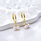 925 Sterling Silver Simple Pearl Earring