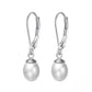 925 Sterling Silver Baroque Earrings, 2.6cm