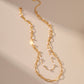 French Double-layered Elegant Pearl Necklace