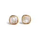 925 Silver Needle Shaped Baroque Pearl Earrings