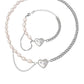 Freshwater Pearl Titanium Necklace and Bracelet Jewellery Sets