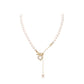 Baroque Natural Pearl Clavicle Necklace,46cm