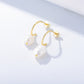 925 Sterling Silver Irregular Freshwater Pearl Earrings