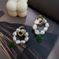 Hand-woven Retro Natural Pearl Earrings