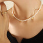 Heart-shaped Pendant Natural Freshwater Pearl Necklace