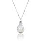 925 Sterling Silver Micro-inlaid Zircon Bead Pendant Necklace